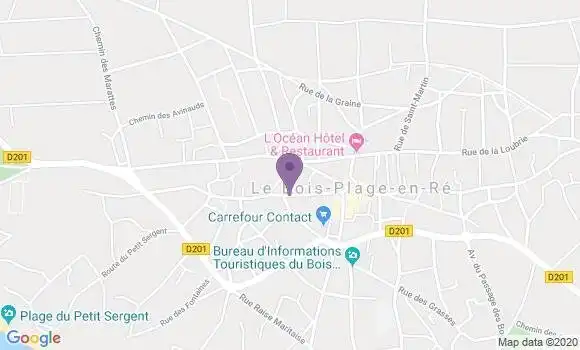 Localisation Le Bois Plage En Re Bp - 17580