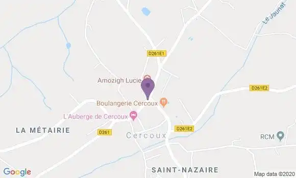 Localisation Cercoux Bp - 17270