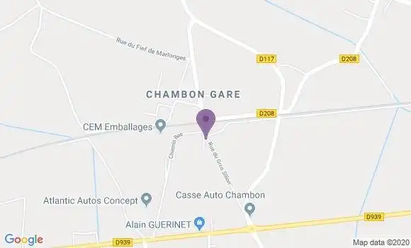 Localisation Chambon Ap - 17290