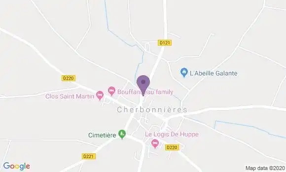 Localisation Cherbonnieres Ap - 17470