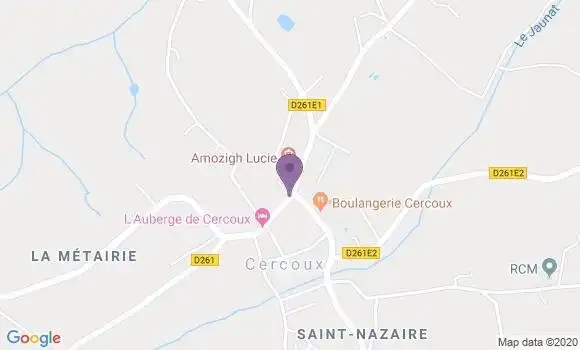 Localisation La Clotte Ap - 17360