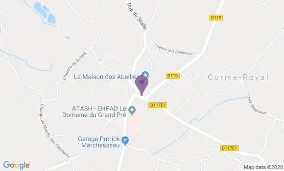 Localisation Corme Royal - 17600