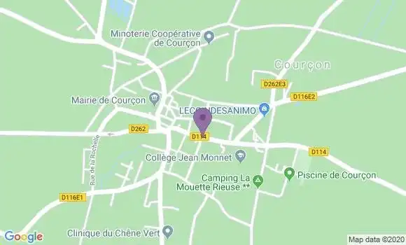 Localisation Courcon - 17170