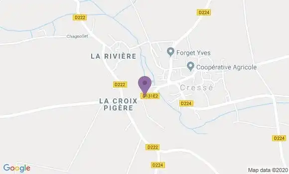 Localisation Cresse Ap - 17160
