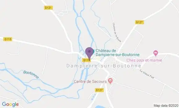 Localisation Dampierre sur Boutonne Ap - 17470