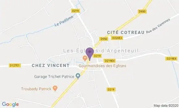 Localisation Les Eglises d