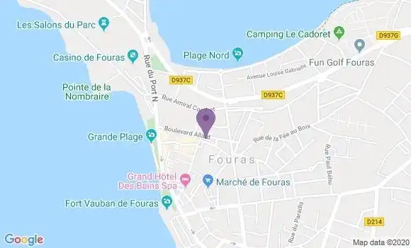 Localisation Fouras - 17450