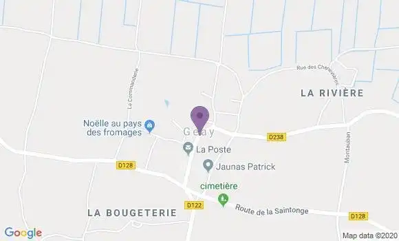 Localisation Geay Ap - 17250