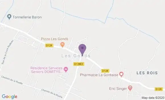 Localisation Les Gonds Ap - 17100