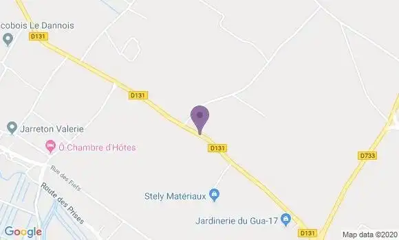 Localisation Le Gua Bp - 17600