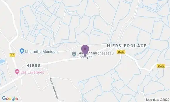 Localisation Hiers Brouage Ap - 17320