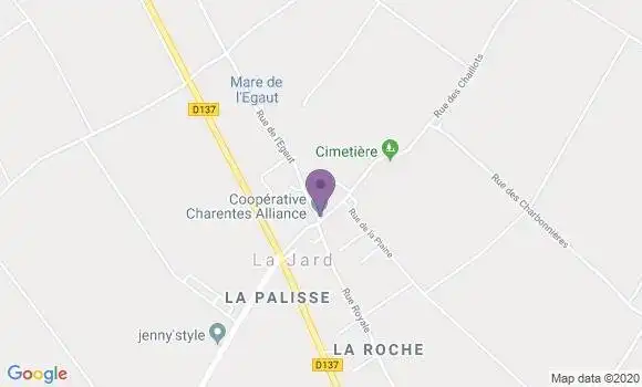 Localisation La Jard Ap - 17460