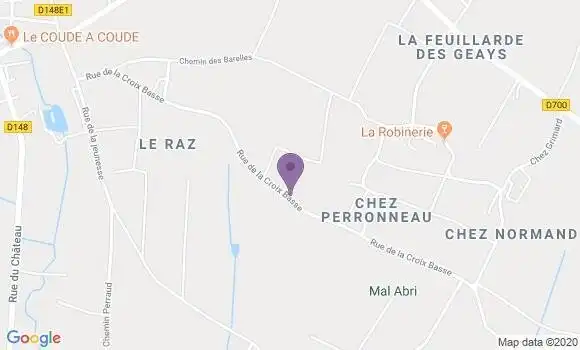 Localisation Jarnac Champagne Bp - 17520
