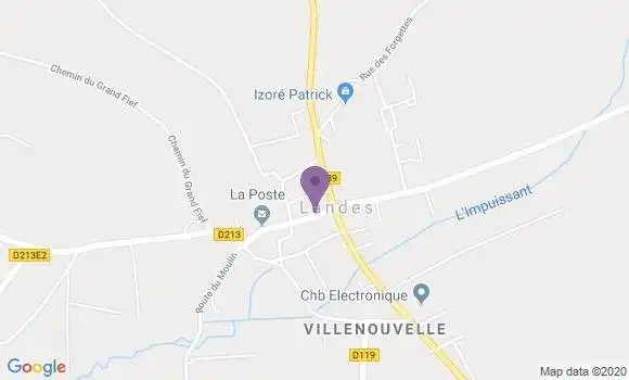 Localisation Landes Ap - 17380