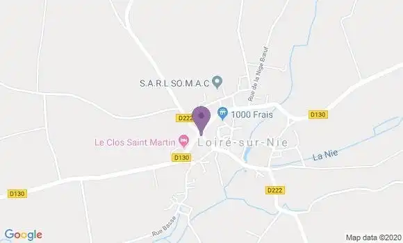 Localisation Loire sur Nie Ap - 17470