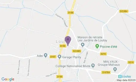 Localisation Loulay - 17330