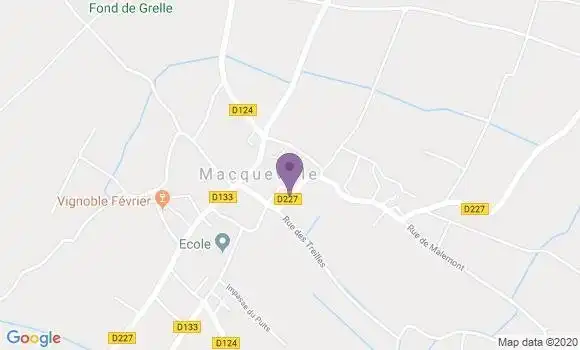 Localisation Macqueville Ap - 17490