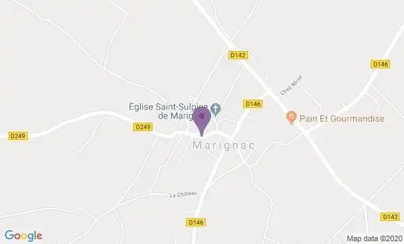 Localisation Marignac Ap - 17800