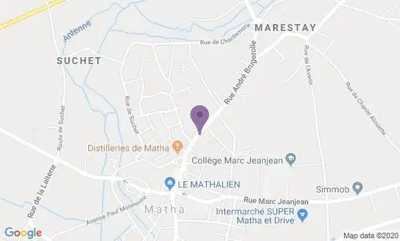 Localisation Matha - 17160
