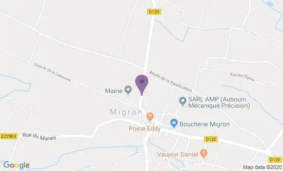 Localisation Migron Ap - 17770