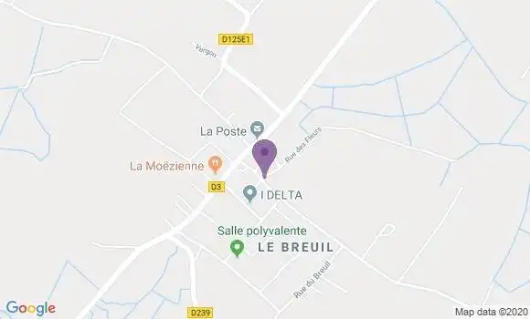 Localisation Moeze Ap - 17780