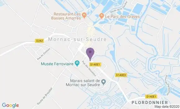 Localisation Mornac sur Seudre Ap - 17113