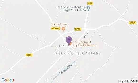 Localisation Neuvicq le Chateau Ap - 17490