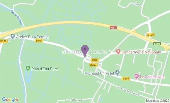 Localisation Nuaille d