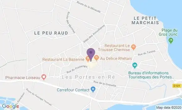 Localisation Les Portes En Re Bp - 17880