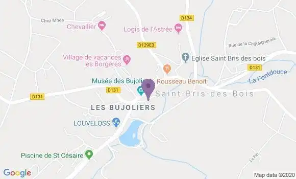 Localisation Saint Cesaire Bp - 17770
