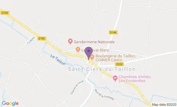 Localisation Saint Ciers du Taillon Ap - 17240