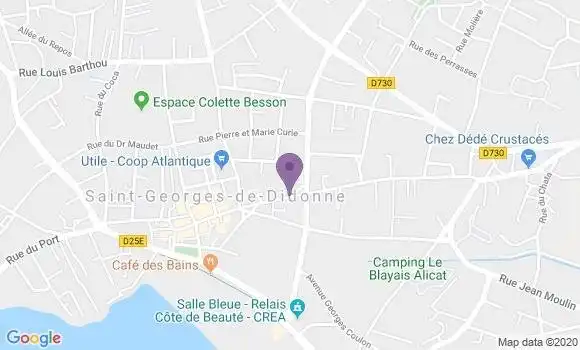 Localisation Saint Georges de Didonne - 17110