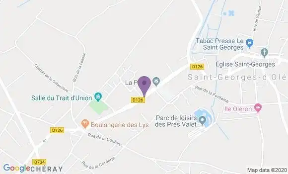Localisation Saint Georges d