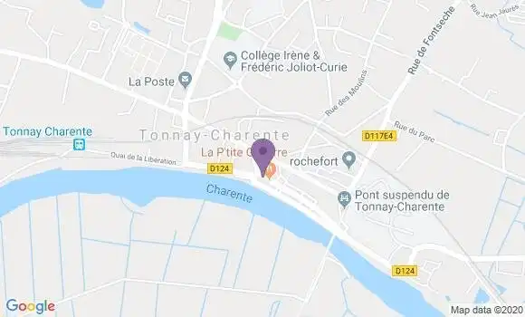 Localisation Saint Hippolyte Ap - 17430