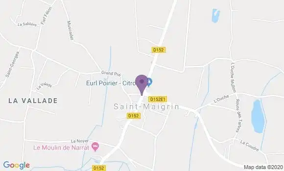 Localisation Saint Maigrin Bp - 17520