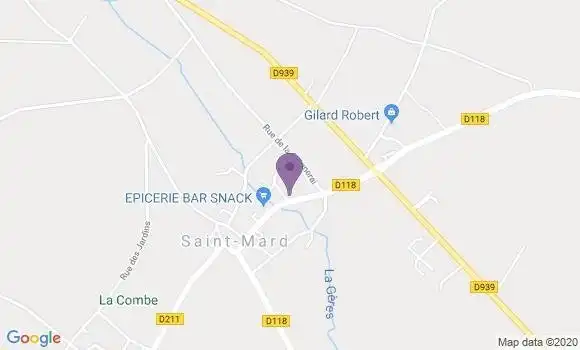 Localisation Saint Mard Ap - 17700