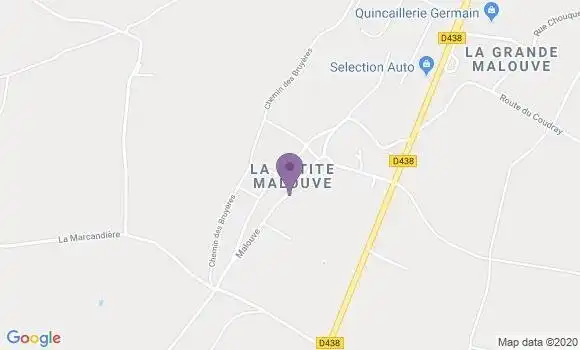 Localisation Bernay St Martin Ap - 17330