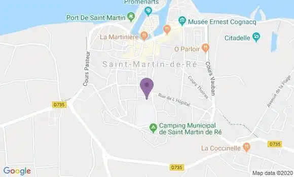 Localisation Saint Martin de Re Bp - 17410