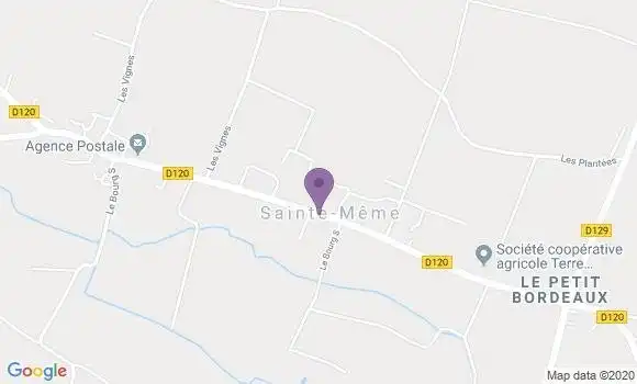 Localisation Sainte Meme Ap - 17770
