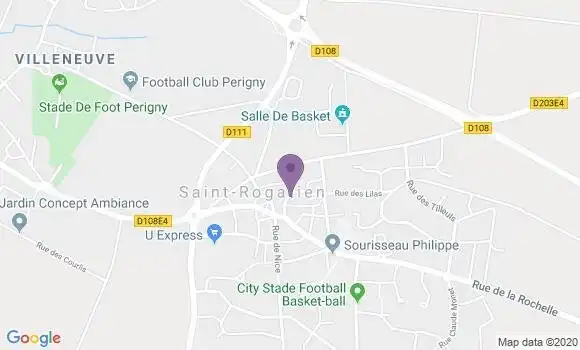 Localisation Saint Rogatien Bp - 17220