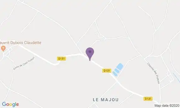 Localisation Saint Romain de Benet Ap - 17600