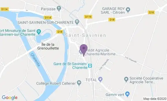 Localisation Saint Savinien - 17350