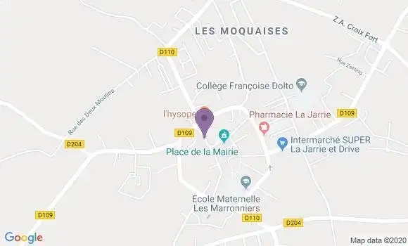 Localisation Salles sur Mer Bp - 17220