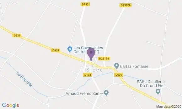 Localisation Siecq Ap - 17490