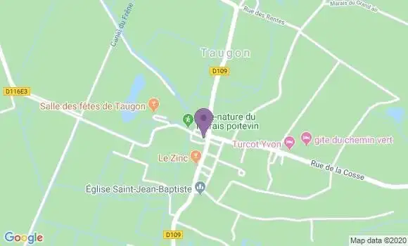 Localisation Taugon Ap - 17170