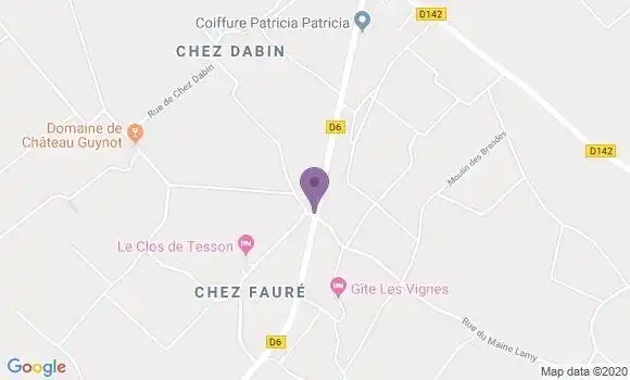 Localisation Tesson Bp - 17460