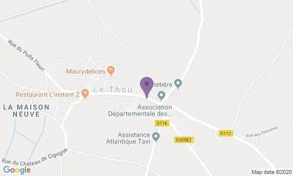 Localisation Le Thou Ap - 17290