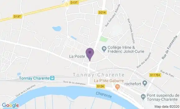 Localisation Tonnay Charente - 17430