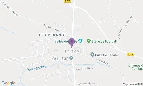 Localisation Trizay Ap - 17250