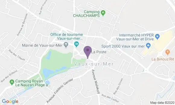 Localisation Vaux sur Mer Bp - 17640